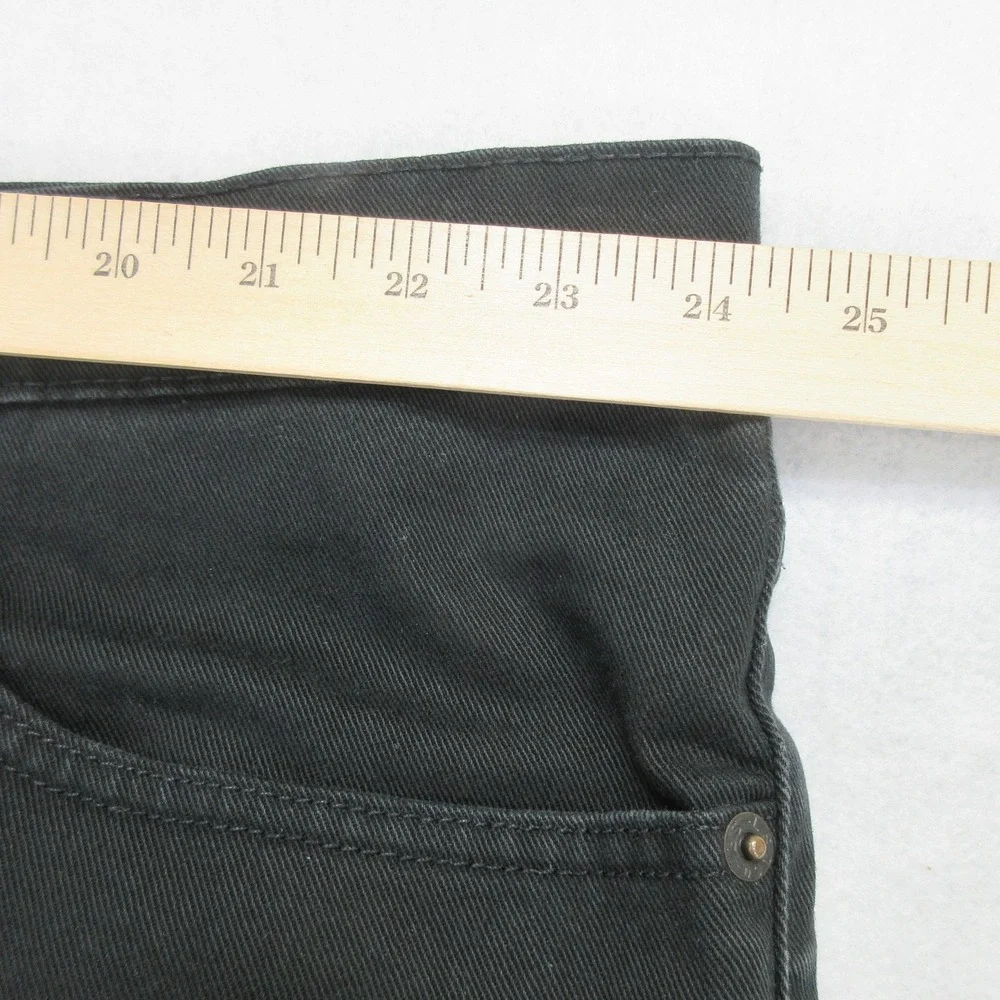 Levis 541 Mens Jeans Size 48x27 Black Athletic Taper Stretch